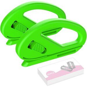 2-Pack Wrapping Paper Cutter With 10 Replaceable Blades, Gift Wrap